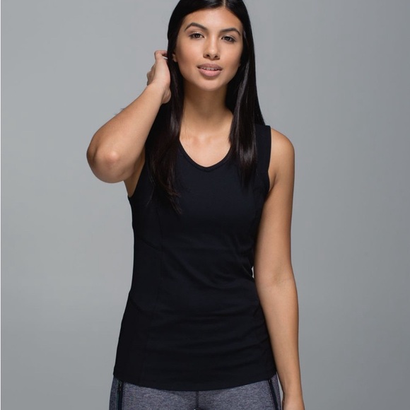 lululemon athletica Trail Bound Tank Black Size 6 - Picture 6 of 7